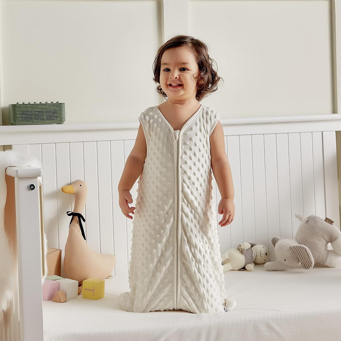 Kışlık Bebek Kundak Battaniye | Müslin Kumaş, İçten Polar Astarlı Uyku Tulumu