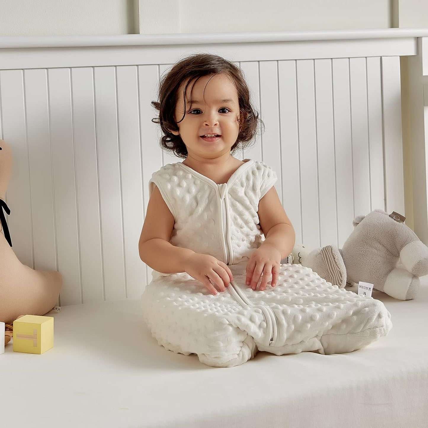 Kışlık Bebek Kundak Battaniye | Müslin Kumaş, İçten Polar Astarlı Uyku Tulumu