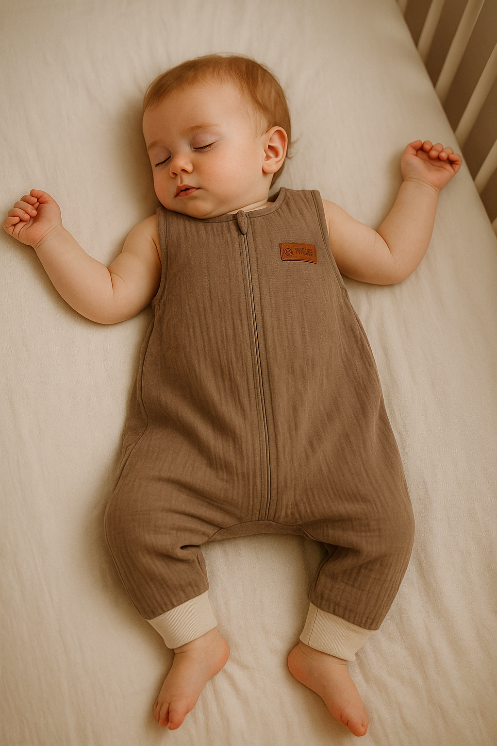 BEBİS 2 Katlı Müslin Uyku Tulumu | Yumuşak, Nefes Alan, Yazlık