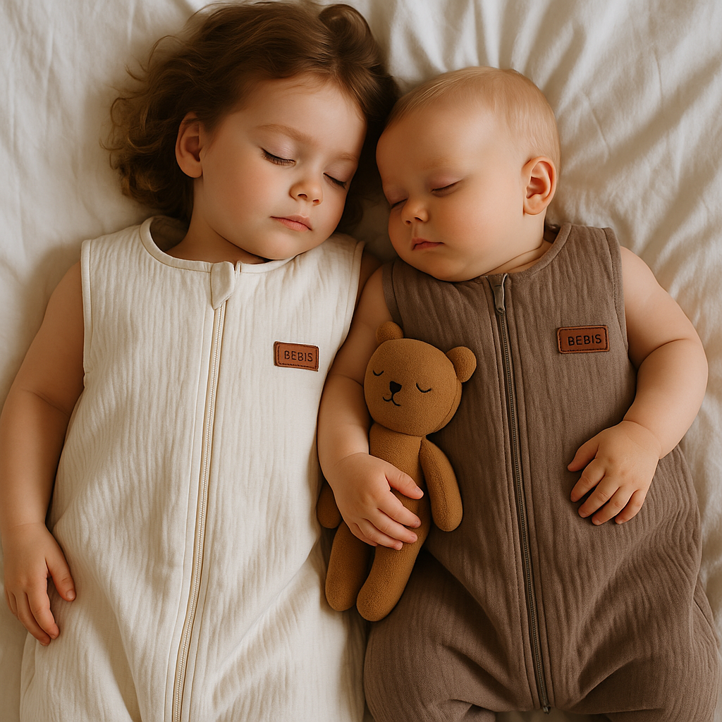 BEBİS 2 Katlı Müslin Uyku Tulumu | Yumuşak, Nefes Alan, Yazlık