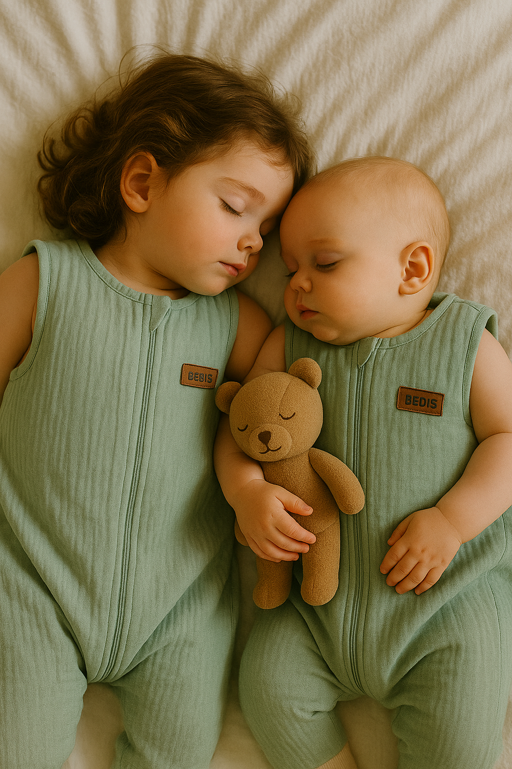 BEBİS 2 Katlı Müslin Uyku Tulumu | Yumuşak, Nefes Alan, Yazlık