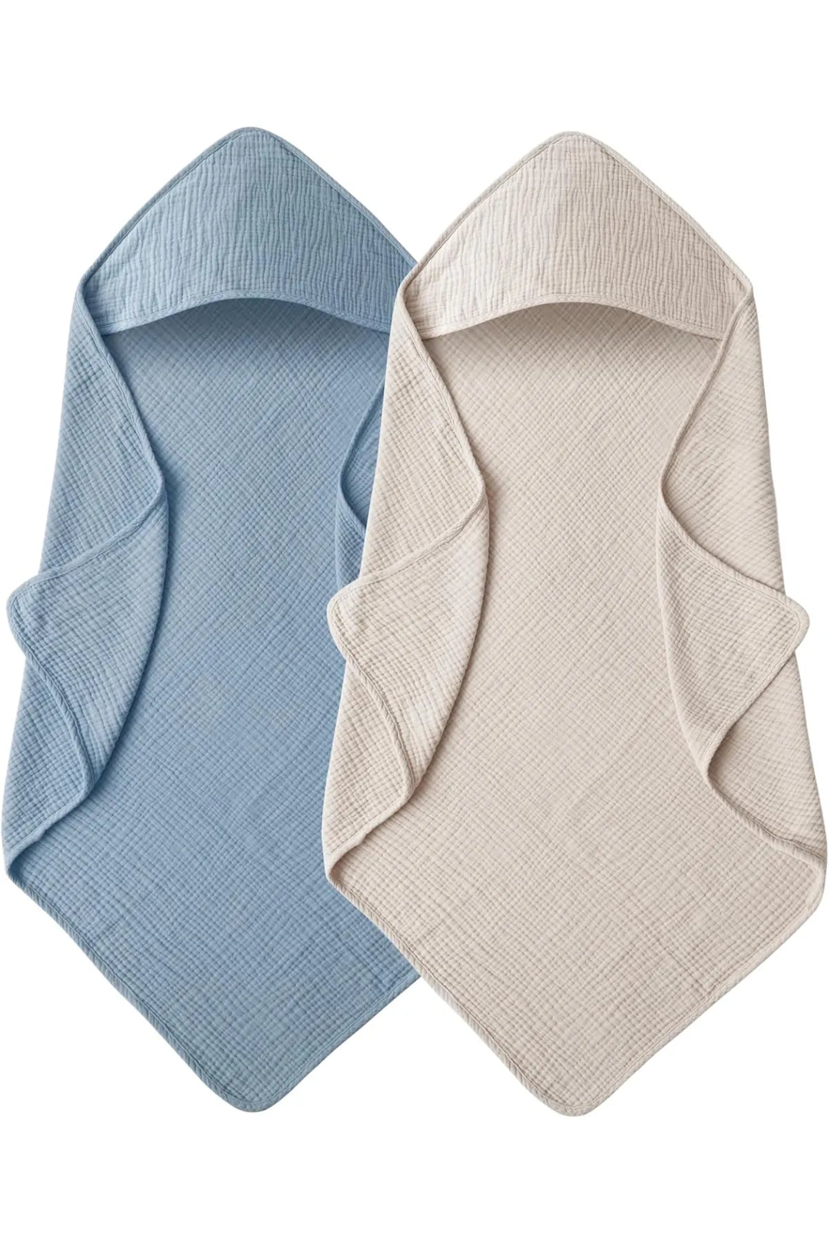 4 Katlı Müslin Bebek Havlusu – %100 Pamuk, Yumuşak ve Emici, Banyo & Plaj Kullanımına Uygun