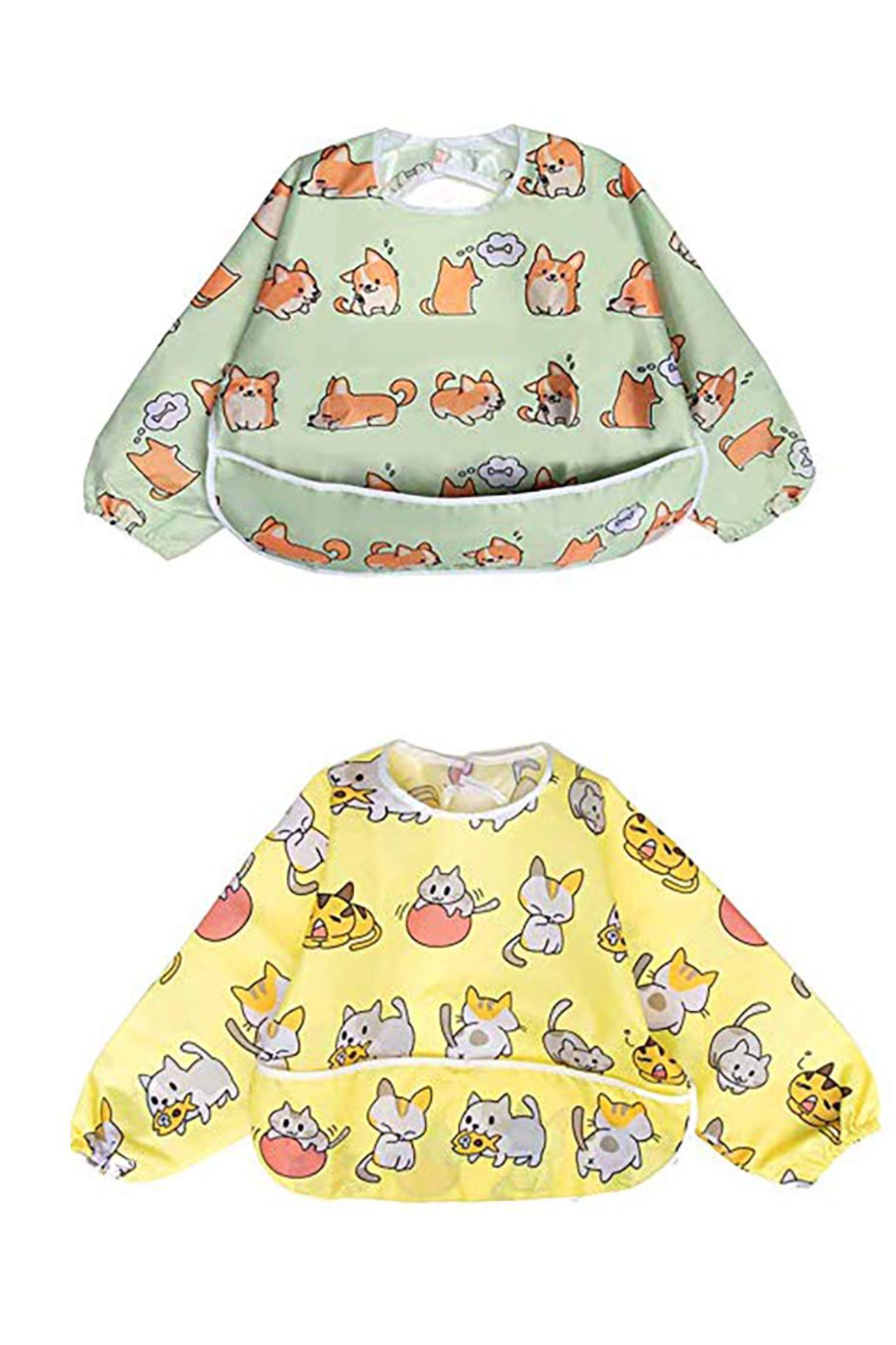 BEBİS Sıvı Geçirmez Bebek Mama Önlüğü – Yumuşak, Leke Tutmaz, Kolay Temizlenebilir