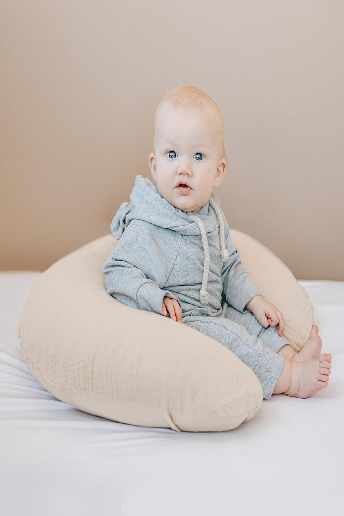 Müslin Emzirme Yastığı – %100 Pamuk, Yumuşak Destekli, Ergonomik Tasarım